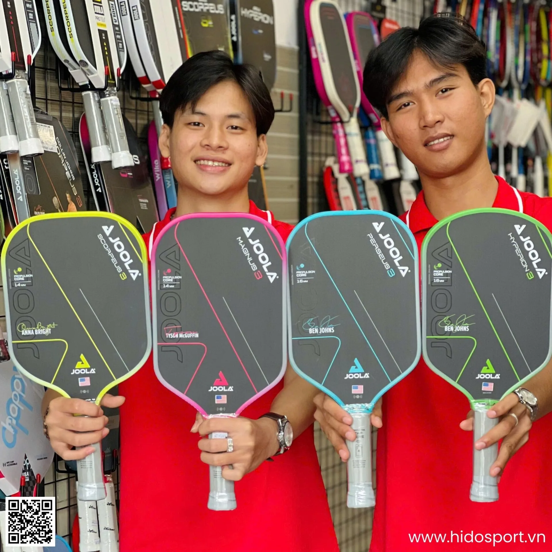 Vot Pickleball Joola Gen 3 14mm New Chinh Hang 4 Dong Vot Hinh Anh Thuc Te Tai Hido Sport