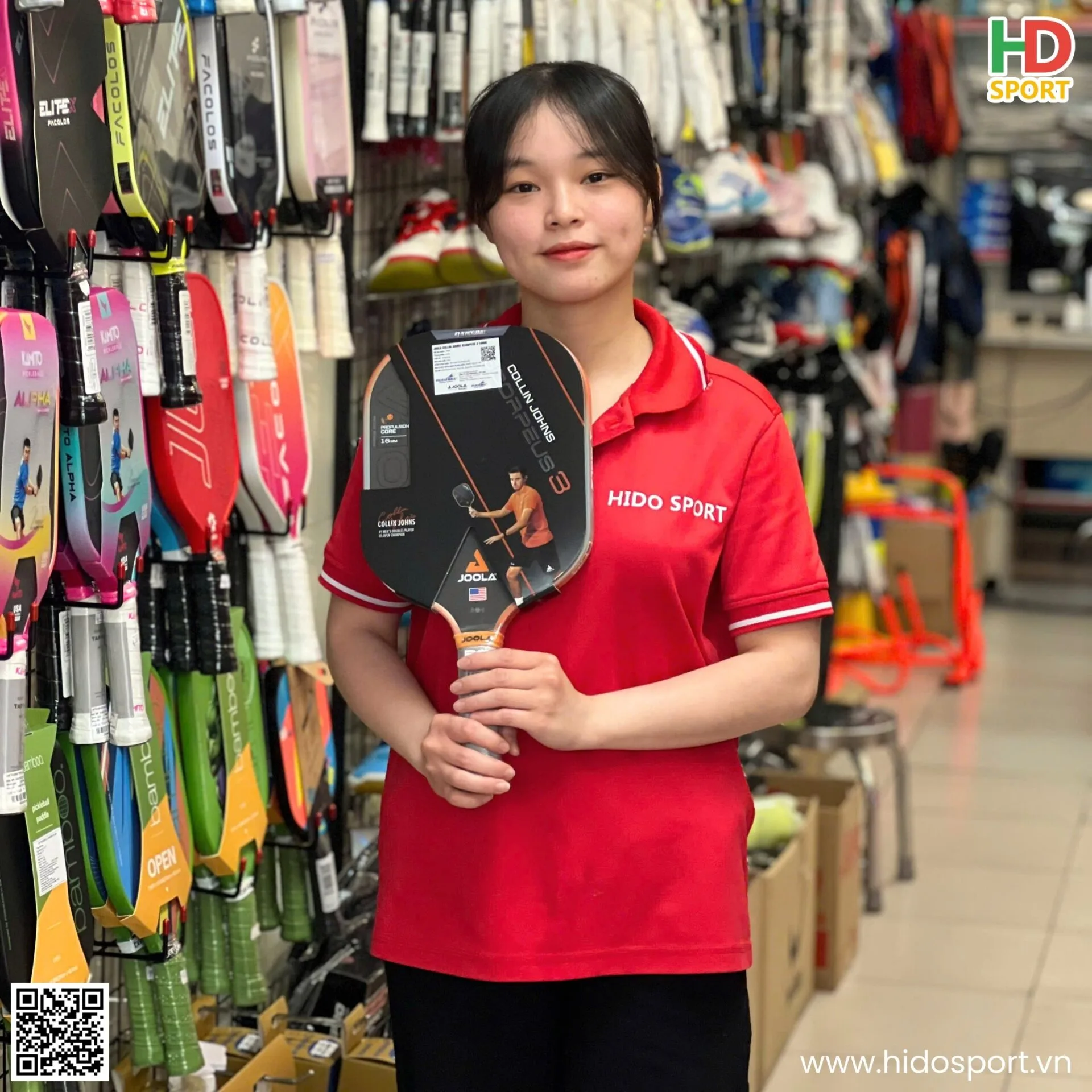 Vot Pickleball Joola Gen 3 Scorpeus Chinh Hang Hinh Anh Thuc Te Tai Hido Sport