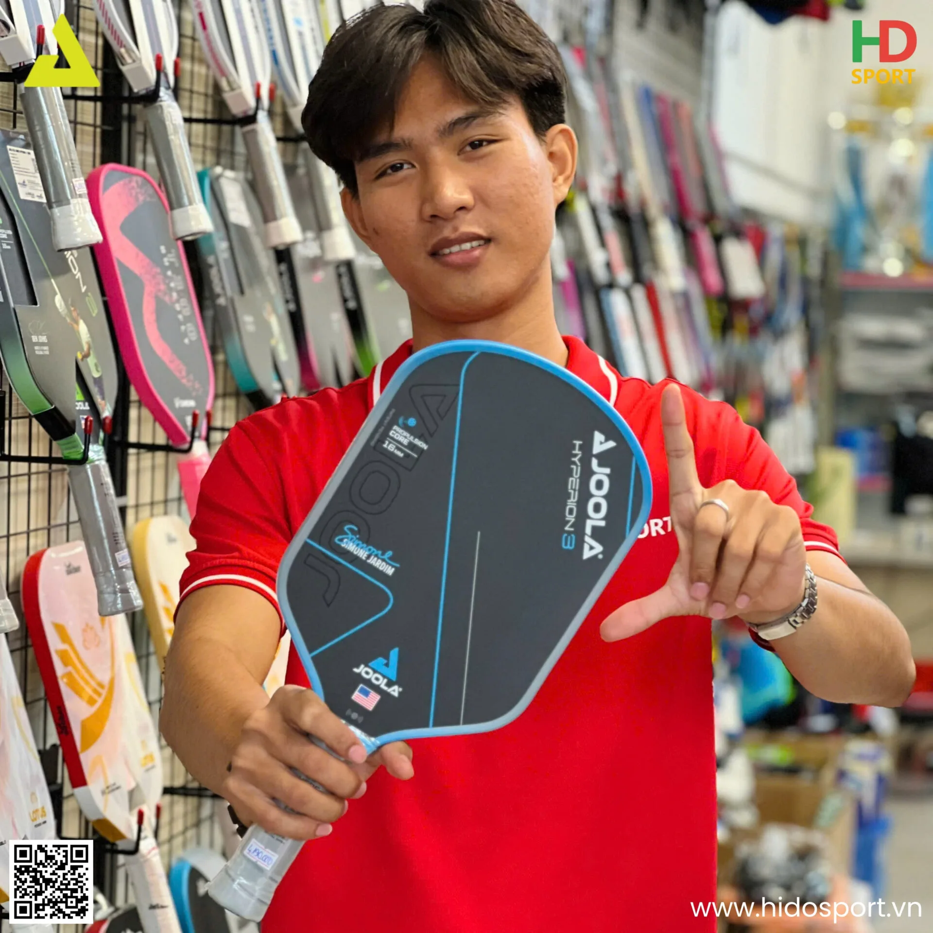 Vot Pickleball Joola Simone Jardim Hyperion Gen 3 16mm Hinh Anh Thuc Te Tai Hido Sport 001