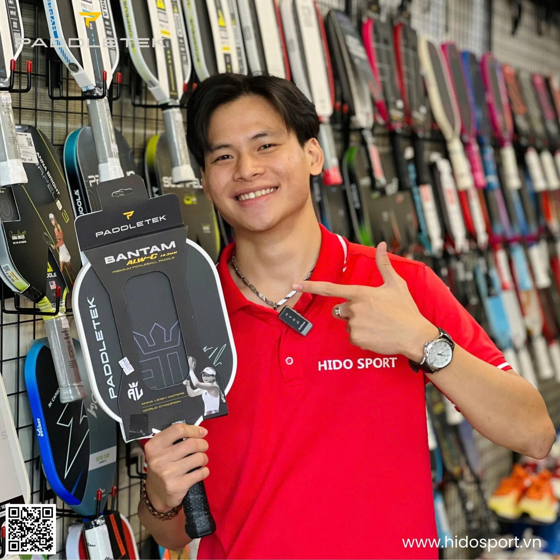 (TITLE)% Vot Pickleball Paddletek Bantam Alw C 14 3mm Carbon Raw Pt 700 Mau Tim Hinh Anh Thuc Te Tai Hido Sport 001