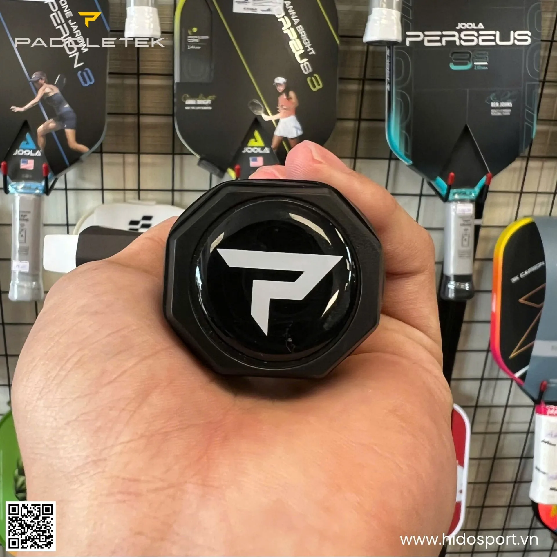(TITLE)% Vot Pickleball Paddletek Bantam Alw C 14 3mm Carbon Raw Pt 700 Mau Tim Hinh Anh Thuc Te Tai Hido Sport 005