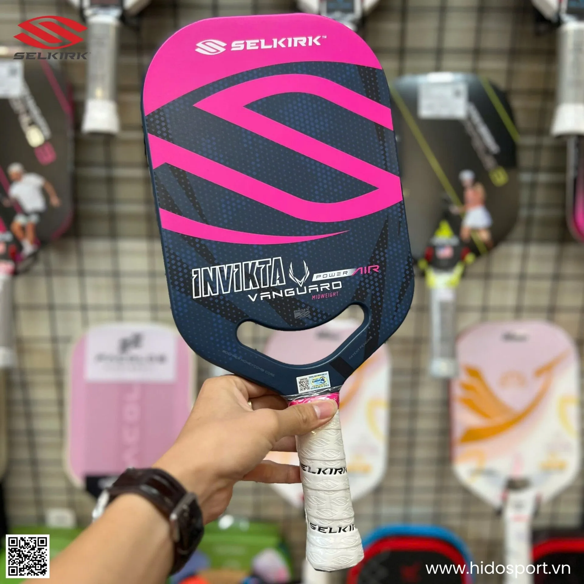 Vot Pickleball Selkirk Chinh Hang 100 Hinh Anh Thuc Te Tai Hido Sport 002