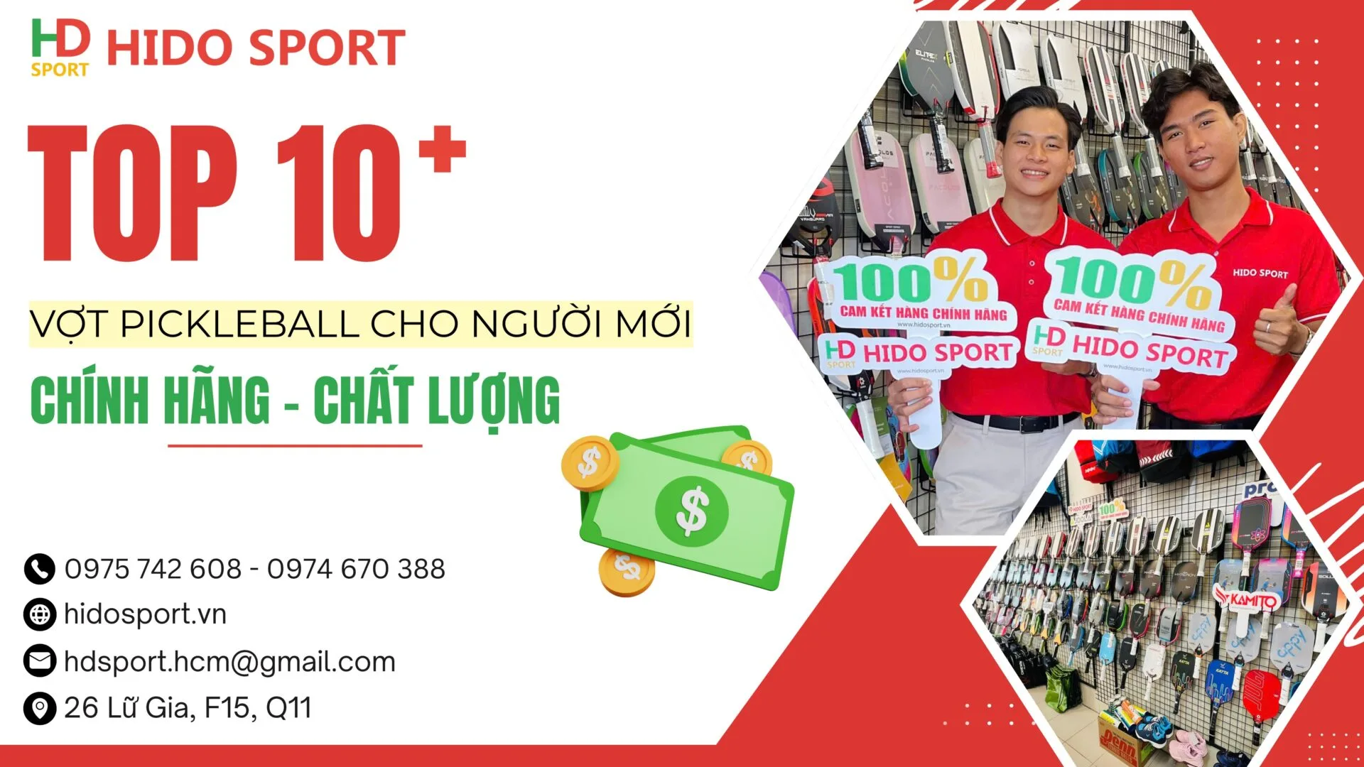 Top 10 Vợt Pickleball Chính Hãng Giá Tốt Cho Người Mới Chơi Trải Nghiệm Tốt Trước Khi Nâng Cấp Paddle Cao Cấp   Tại Hido Sport