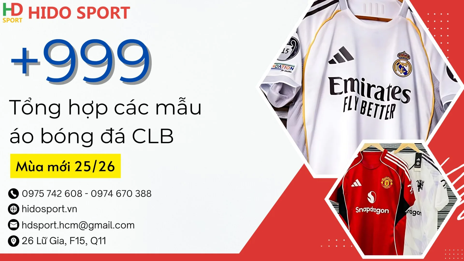 Ao Bong Da Clb Mua Moi Nhat 25 26 01 Hidosport