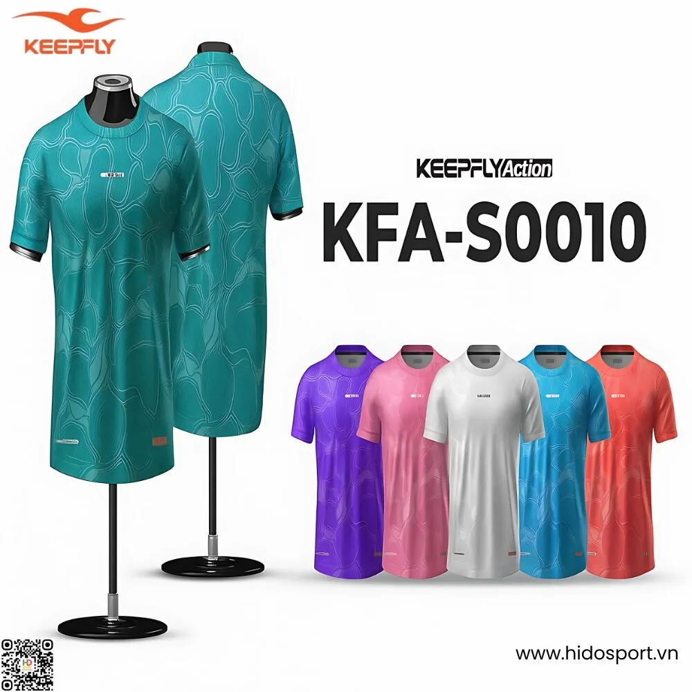 Áo Pickleball Thiết Kế Chính Hãng KFA-S0010 KEEPFLY Action 2025 - HIDO SPORT