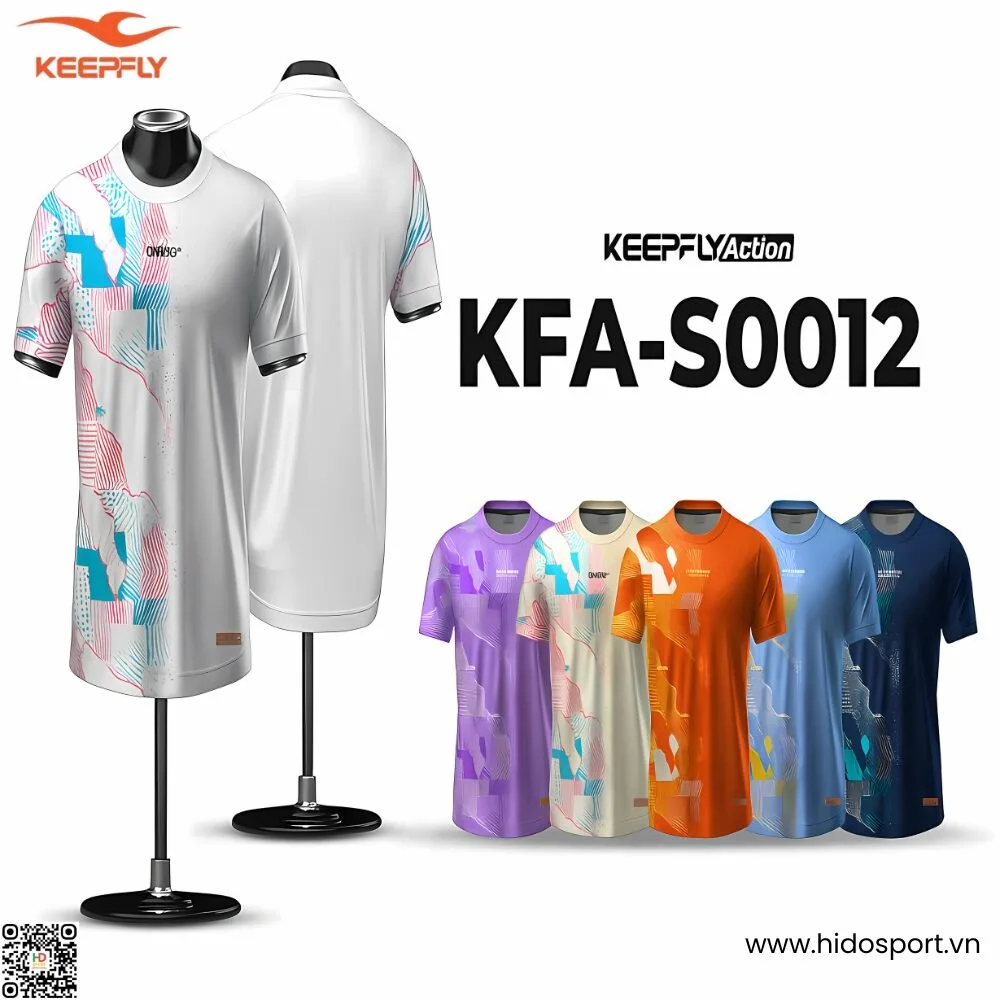 Áo Pickleball Thiết Kế Chính Hãng KFA-S0012 KEEPFLY Action 2025 - HIDO SPORT