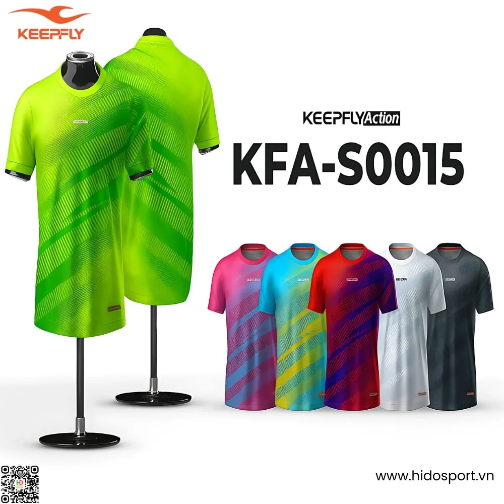 Áo Pickleball Thiết Kế Chính Hãng KFA-S0015 KEEPFLY Action 2025 - HIDO SPORT