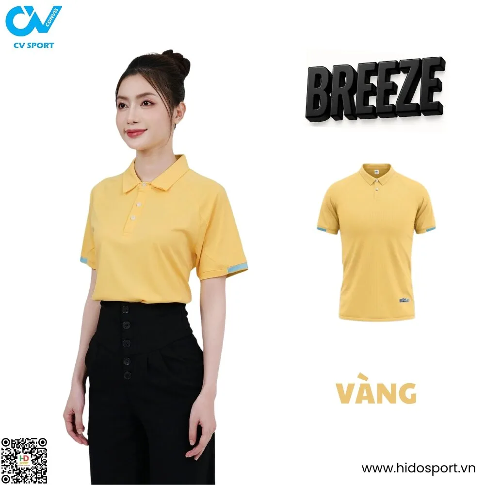 (TITLE)% Áo thun Polo CV Breeze - Vàng