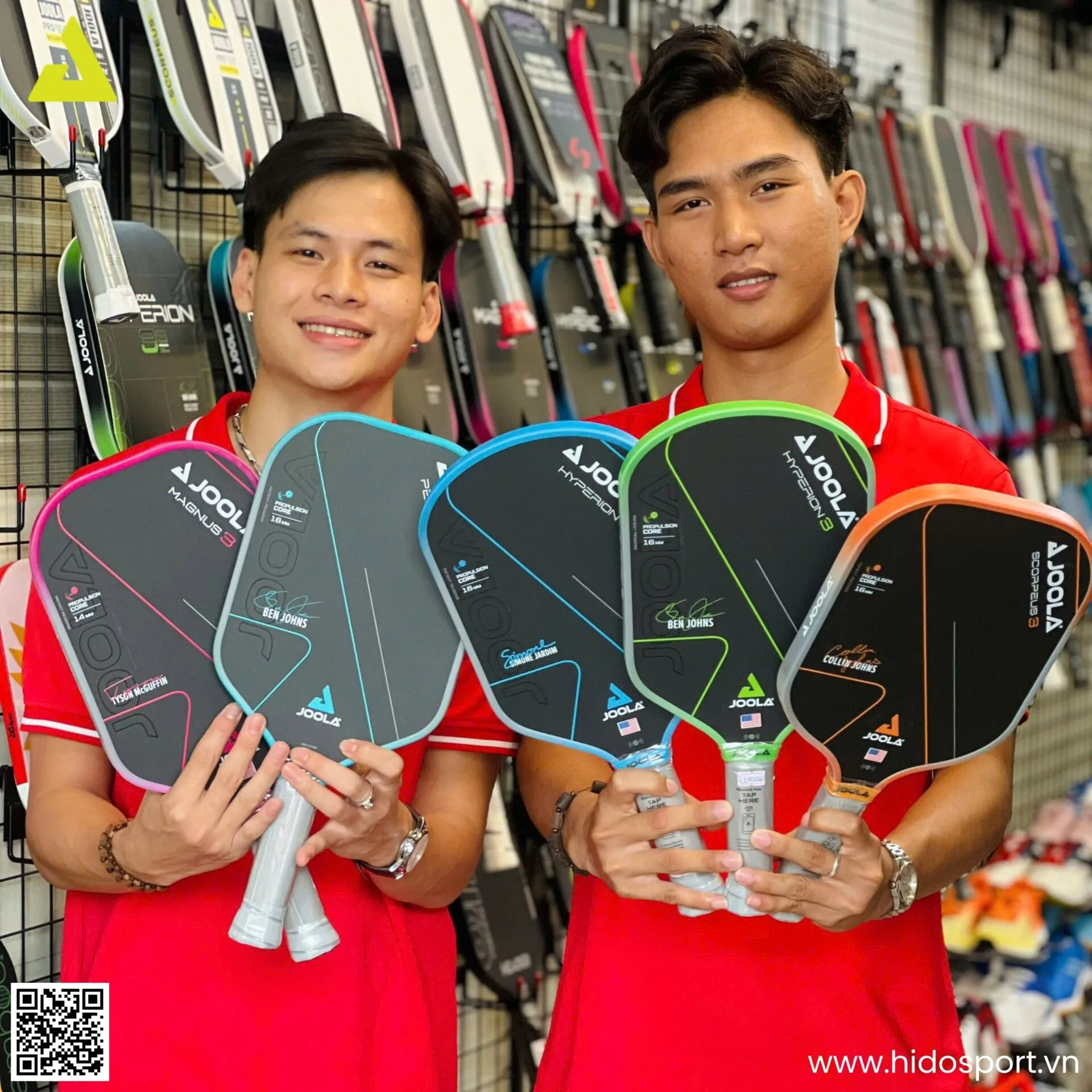 Cac Dong Vot Pickleball Joola Gen 3 16mm Series Chinh Hang 5 Dong Joola Hinh Anh Thuc Te Tai Hido Sport 001