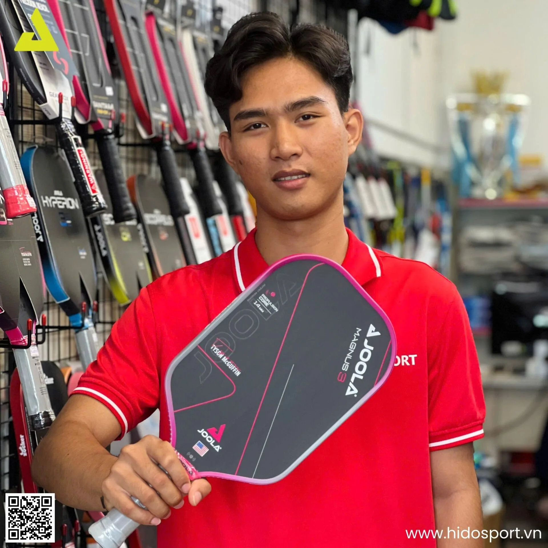 Cac Dong Vot Pickleball Joola Gen 3 16mm Series Chinh Hang Joola Magnus Gen 3 Hinh Anh Thuc Te Tai Hido Sport 001