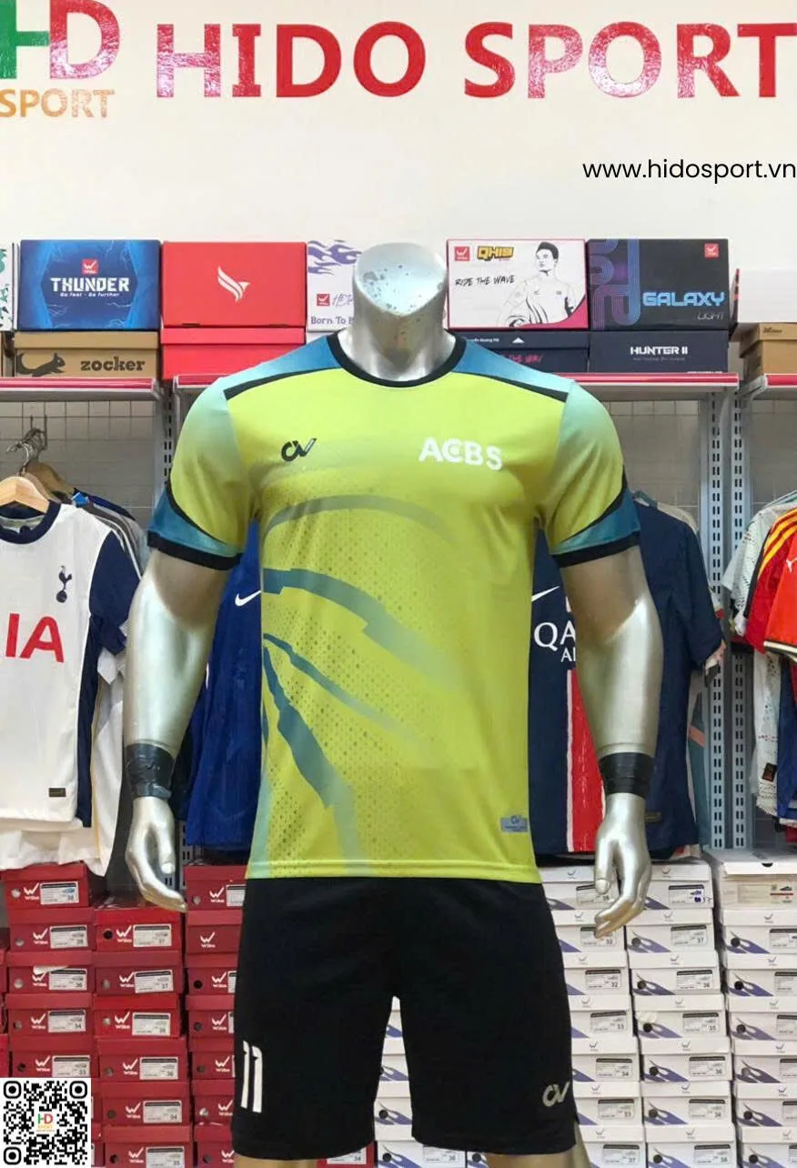 Đồng Phục Đá Banh ACBS HCM 2025 Đặt In Theo Yêu Cầu - HIDO SPORT