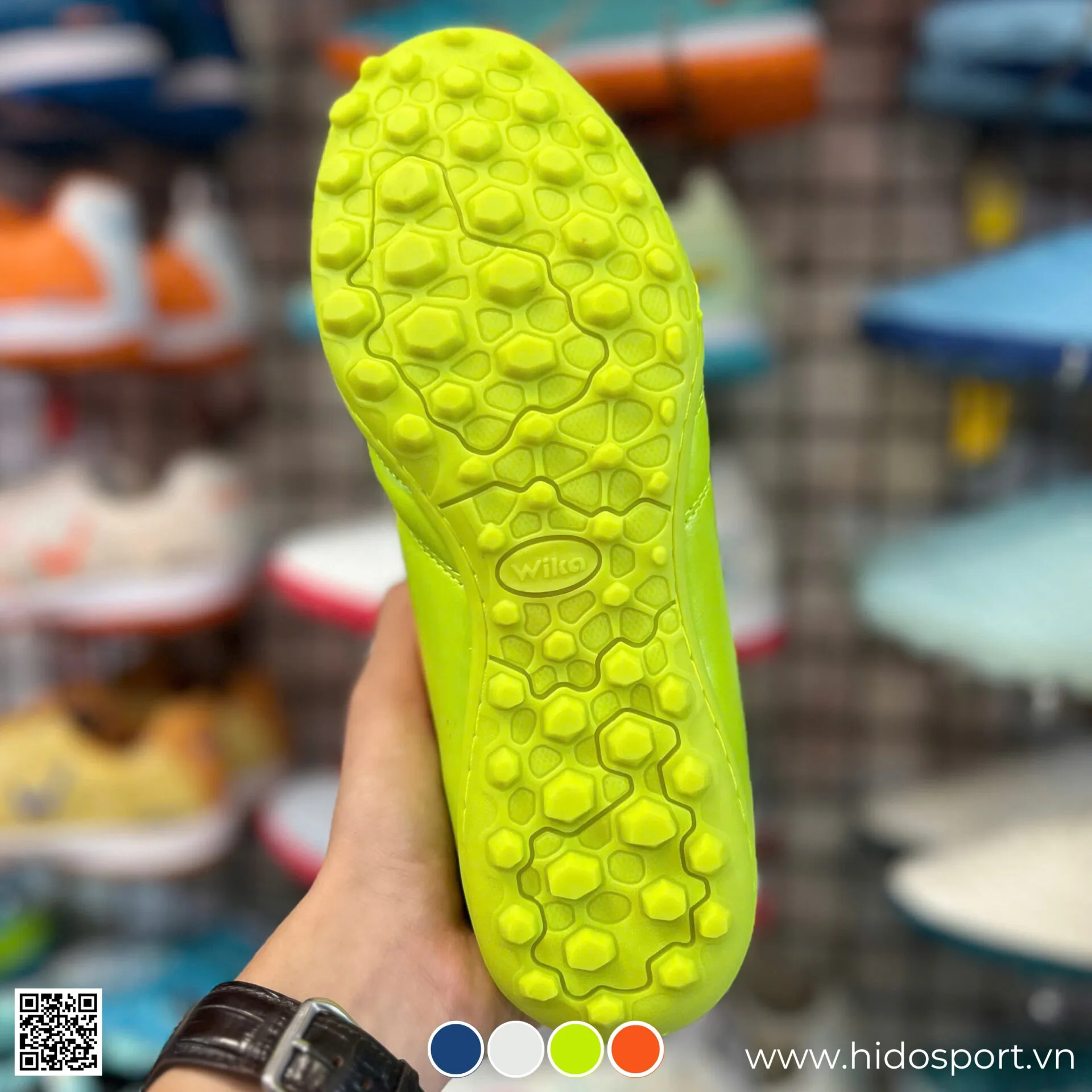 (TITLE)% Giay Bong Da Wika Blast X Tf San Co Nhan Tao Chuoi Hinh Anh Thuc Te Tai Hido Sport 03