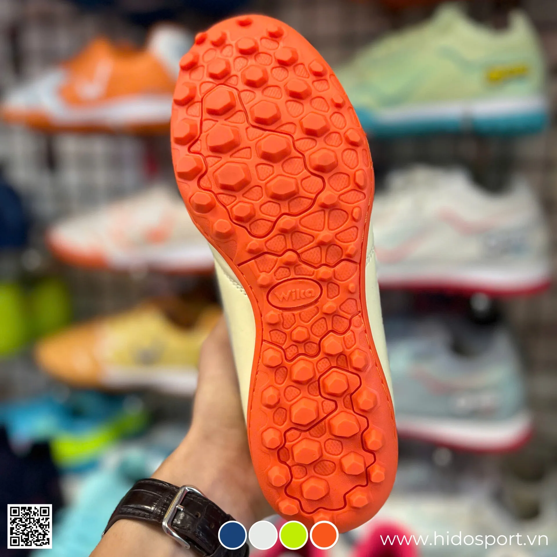 (TITLE)% Giay Bong Da Wika Blast X Tf San Co Nhan Tao Kem Hinh Anh Thuc Te Tai Hido Sport 02