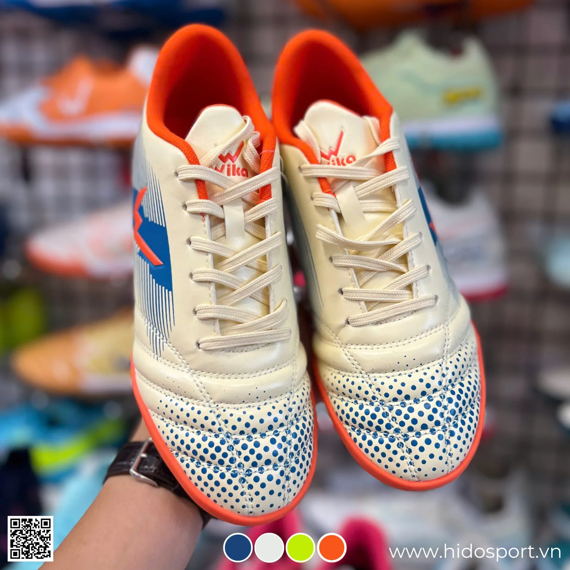 (TITLE)% Giay Bong Da Wika Blast X Tf San Co Nhan Tao Kem Hinh Anh Thuc Te Tai Hido Sport 03