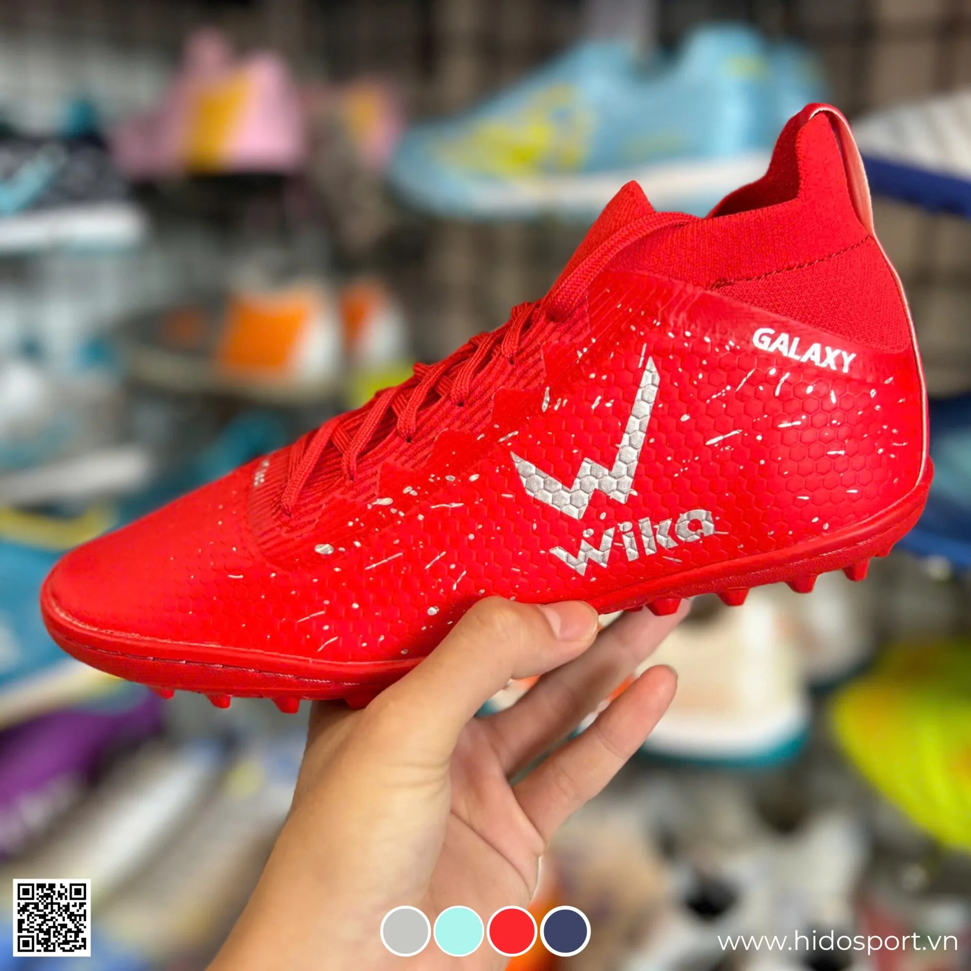 Giay Bong Da Wika Galaxy Light De Dinh Tf Do Hinh Anh Thuc Te Tai Hido Sport 01