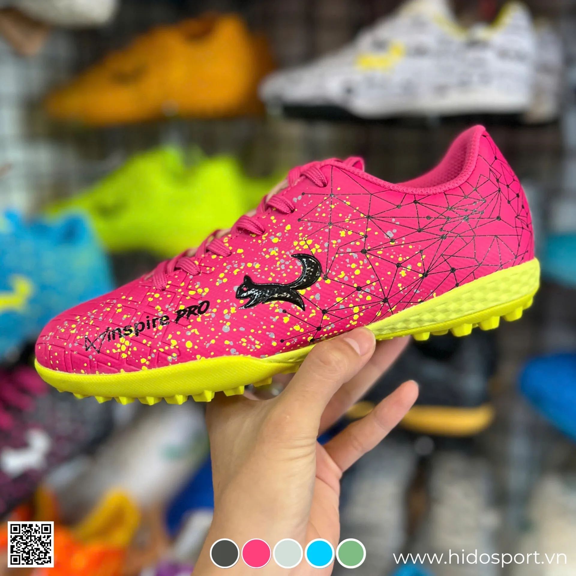 (TITLE)% Giay Bong Da Zocker Inspire Pro Tf San Co Nhan Tao Hong Hinh Anh Thuc Te Tai Hido Sport 01