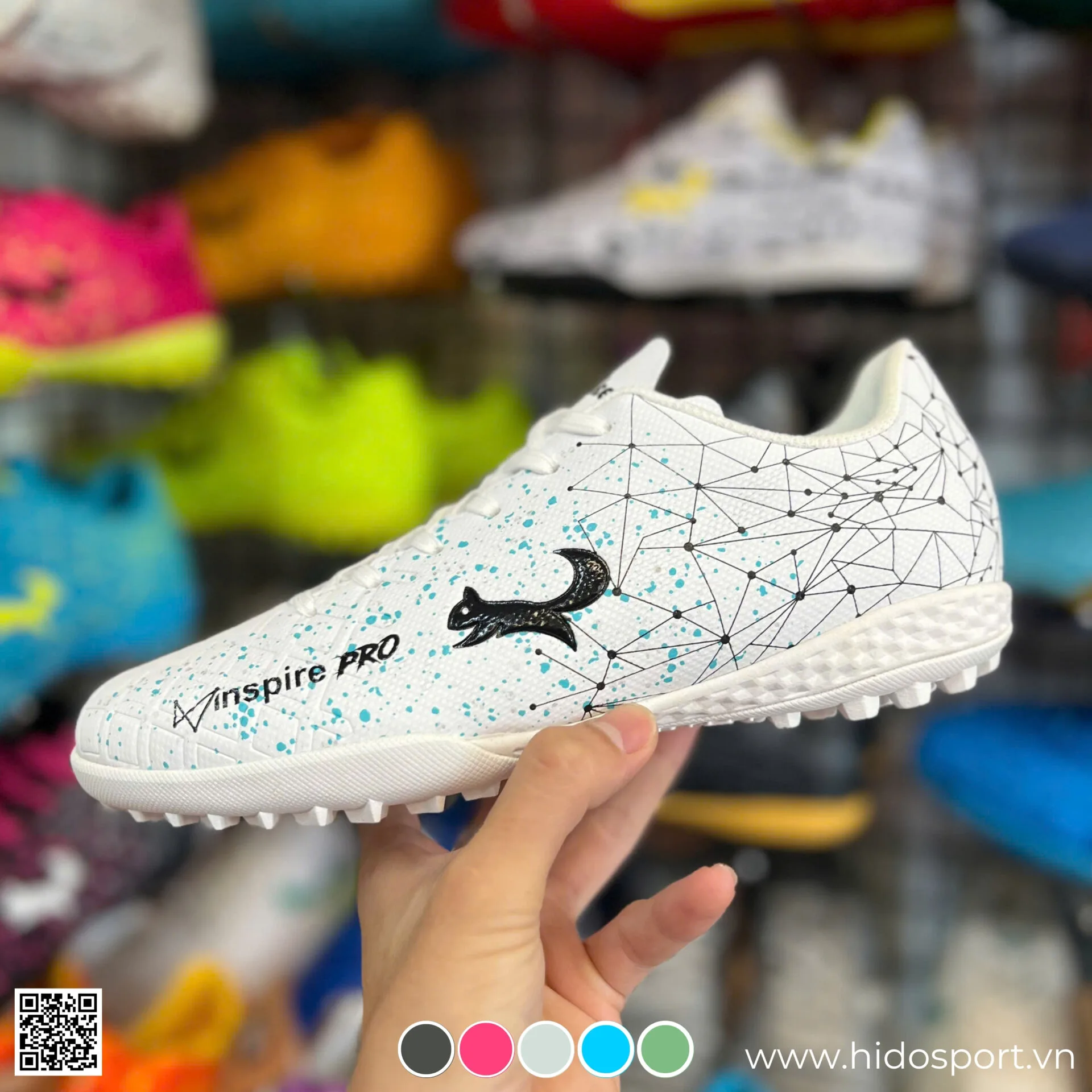 (TITLE)% Giay Bong Da Zocker Inspire Pro Tf San Co Nhan Tao Trang Hinh Anh Thuc Te Tai Hido Sport 01