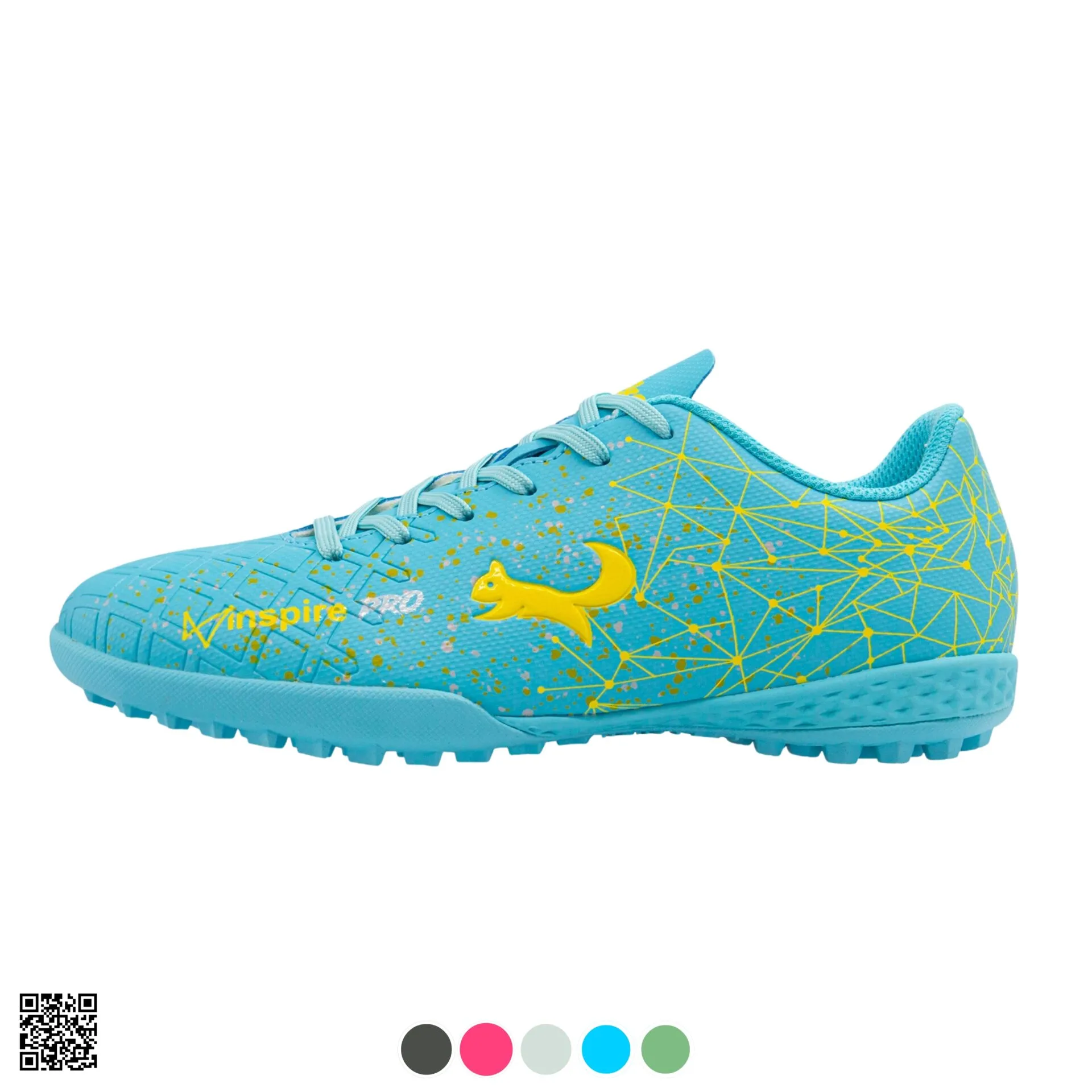 (TITLE)% Giay Bong Da Zocker Inspire Pro Tf San Co Nhan Tao Xanh Lot Hinh Anh Thuc Te Tai Hido Sport 01