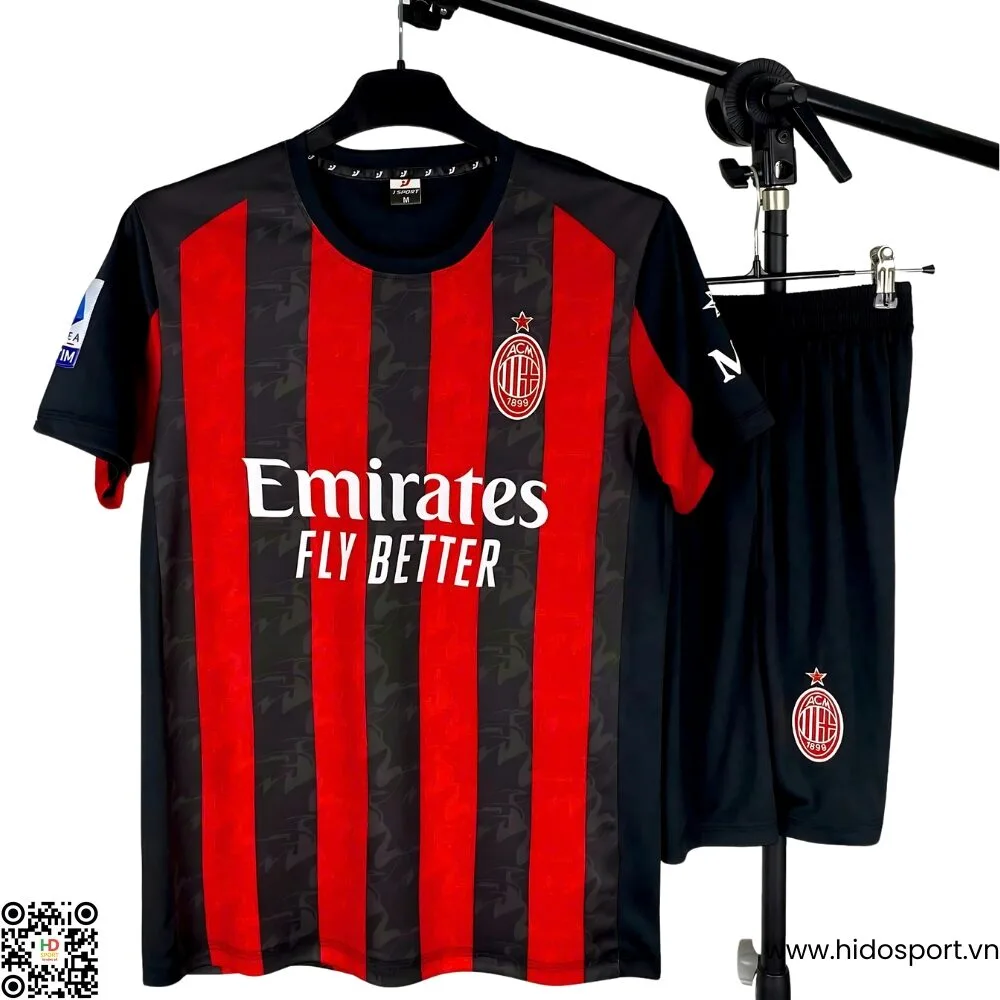 Quần Áo Bóng Đá AC Milan Sân Nhà 2025-2026 - HIDO SPORT