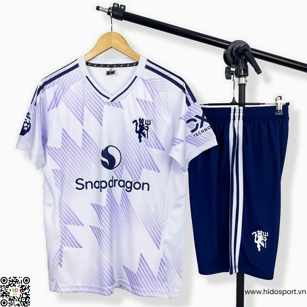 Quần áo MU màu trắng tím sân khách 2025-2026 - HIDO SPORT
