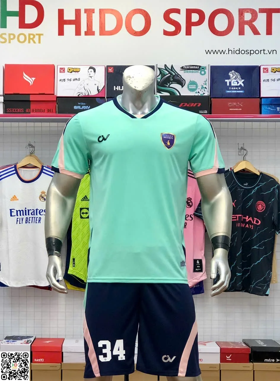 Trang Phục Bóng Đá VINCOM SECURITY 2025 đặt in theo yêu cầu - HIDO SPORT