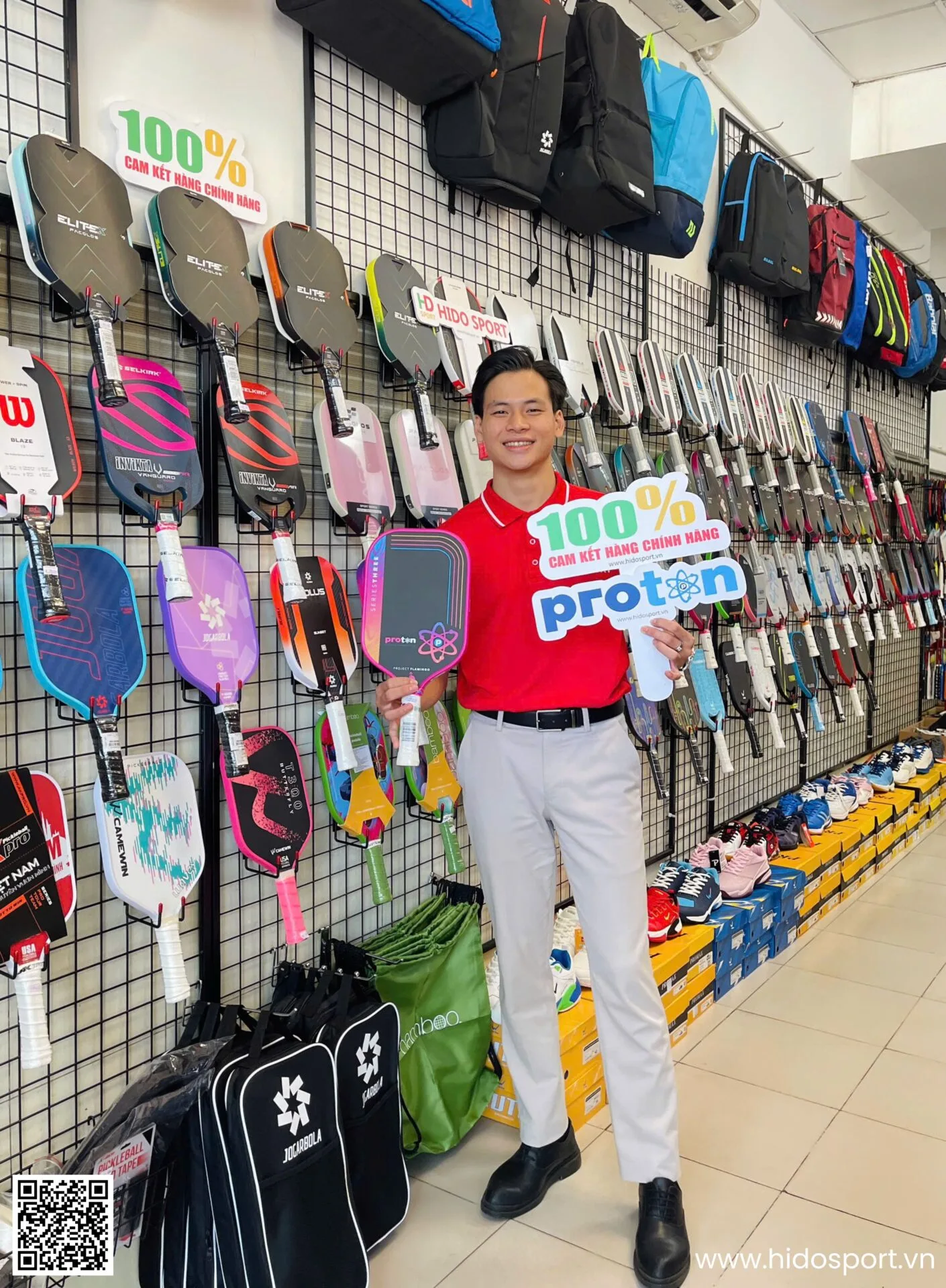 Vot Pickleball Proton Chinh Hang Hinh Anh Thuc Te Tai Hido Sport 001