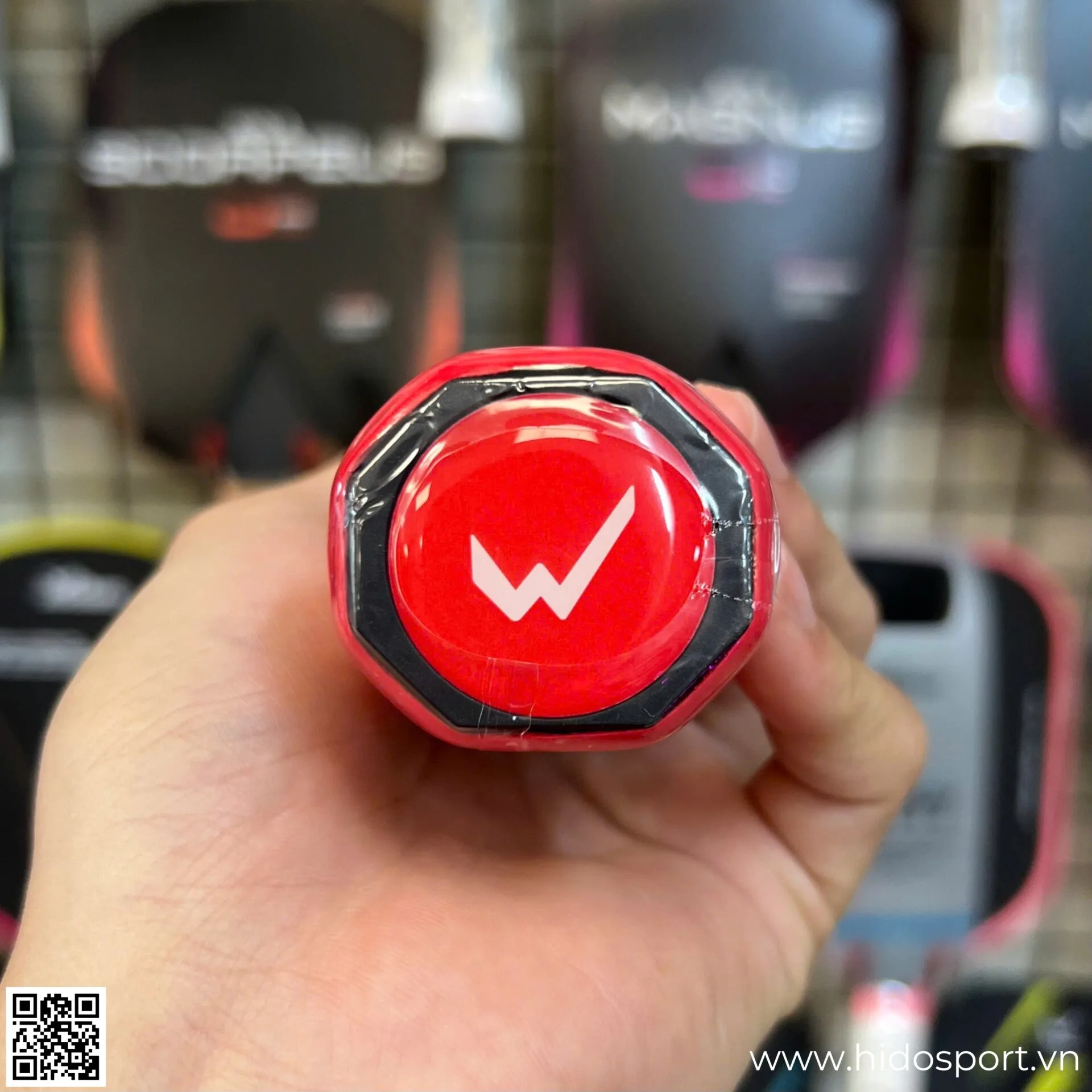 (TITLE)% Vot Pickleball Wika Trigo 3 Mau 16mm Hinh Anh Thuc Te Tai Hido Sport Do 005