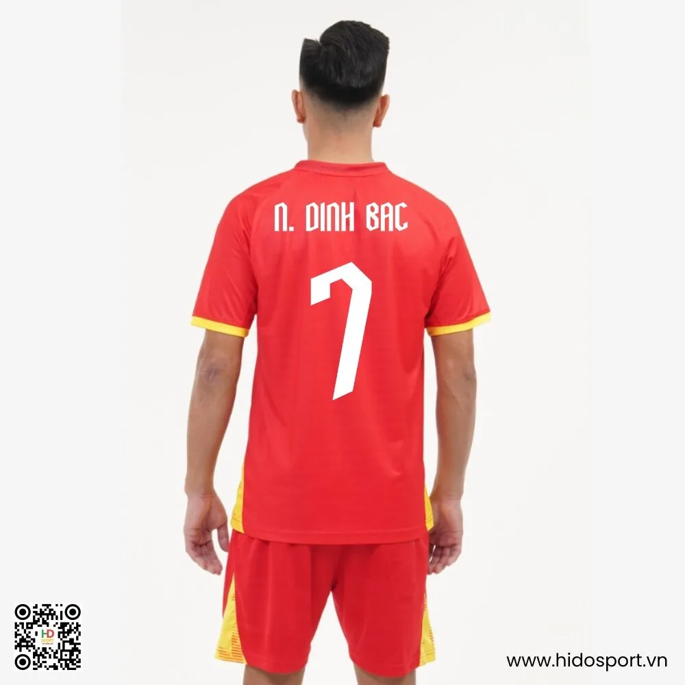 (TITLE)% Áo Nguyễn Đình Bắc Số 7 Đội Tuyển Việt Nam 2025 - Đỏ Fan