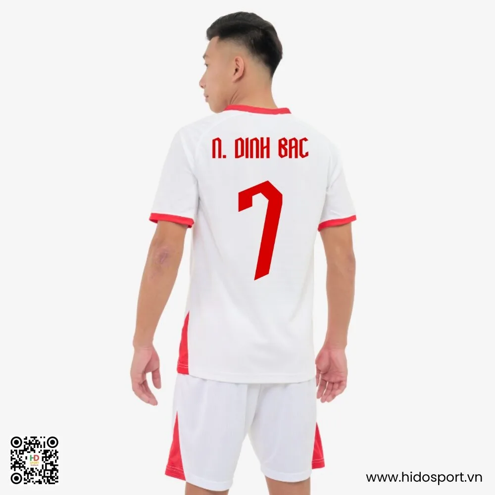 (TITLE)% Áo Nguyễn Đình Bắc Số 7 Đội Tuyển Việt Nam 2025 - Trắng Fan