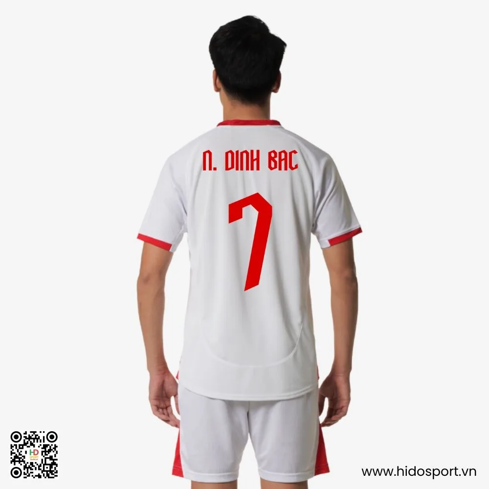 (TITLE)% Áo Nguyễn Đình Bắc Số 7 Đội Tuyển Việt Nam 2025 - Trắng Player