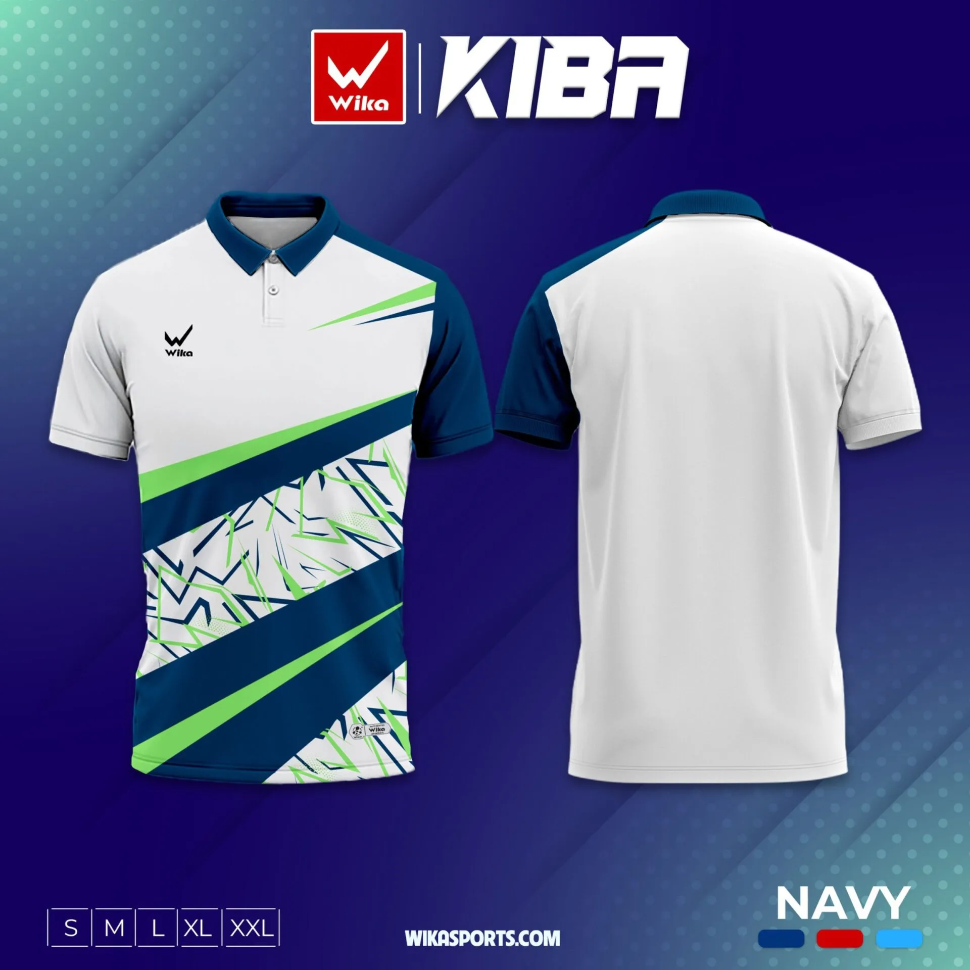 (TITLE)% Ao Polo Pickleball Thiet Ke Chinh Hang Wika Kiba Mau Navy 001