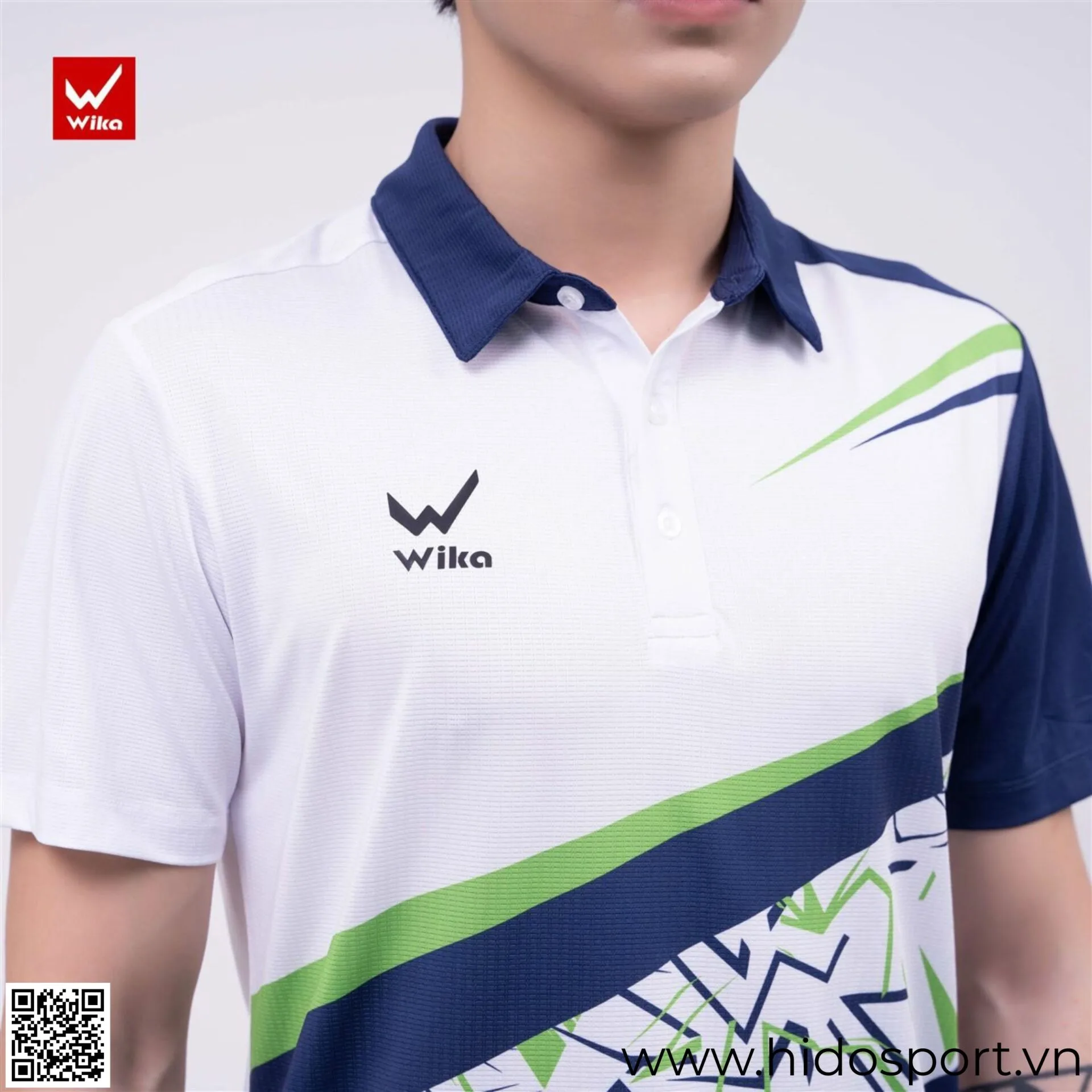 (TITLE)% Ao Polo Pickleball Thiet Ke Chinh Hang Wika Kiba Mau Navy 010