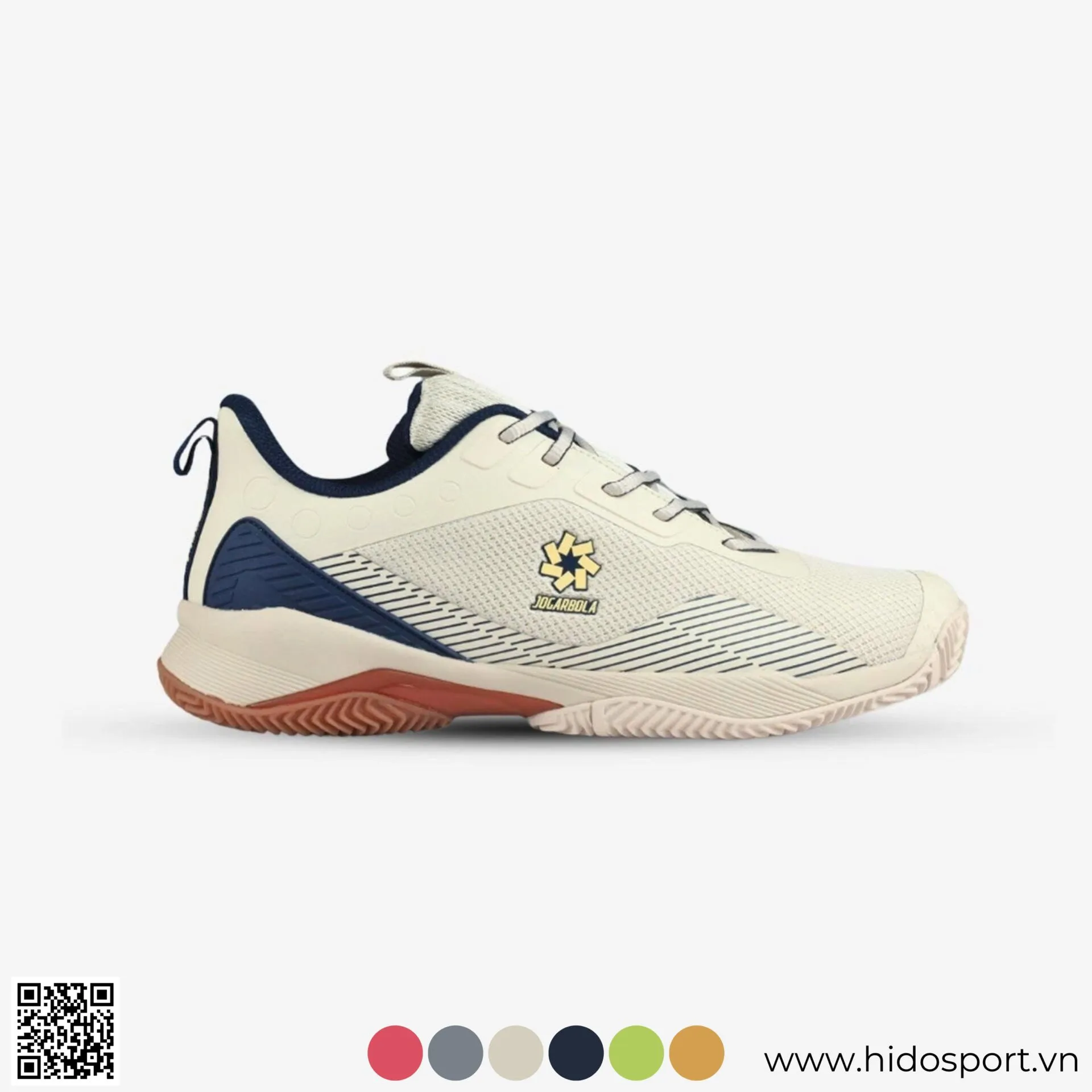 (TITLE)% Giay Pickleball Jogarbola Endura Chinh Hang New 2025 Beige 02