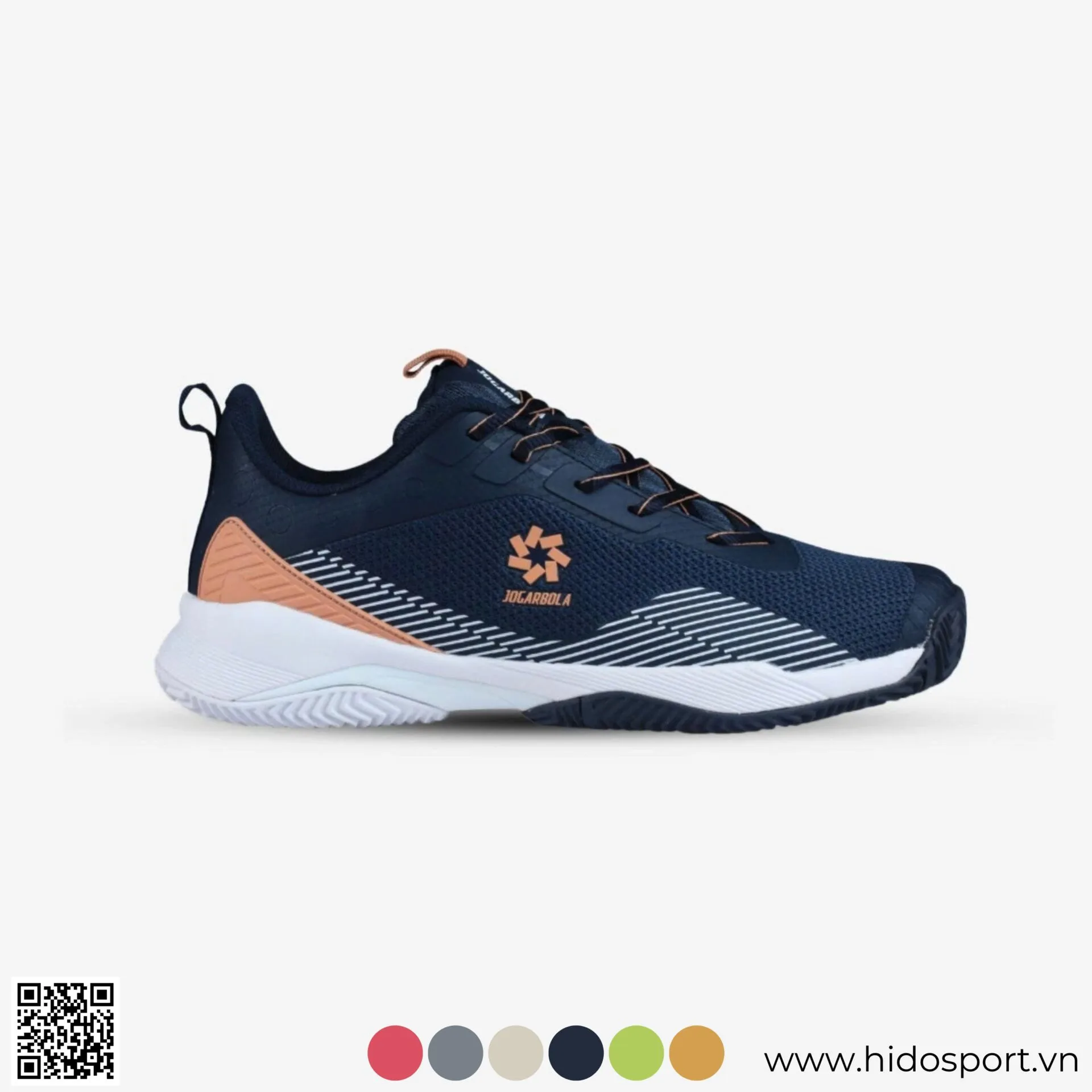 (TITLE)% Giay Pickleball Jogarbola Endura Chinh Hang New 2025 Xanh Navy 02