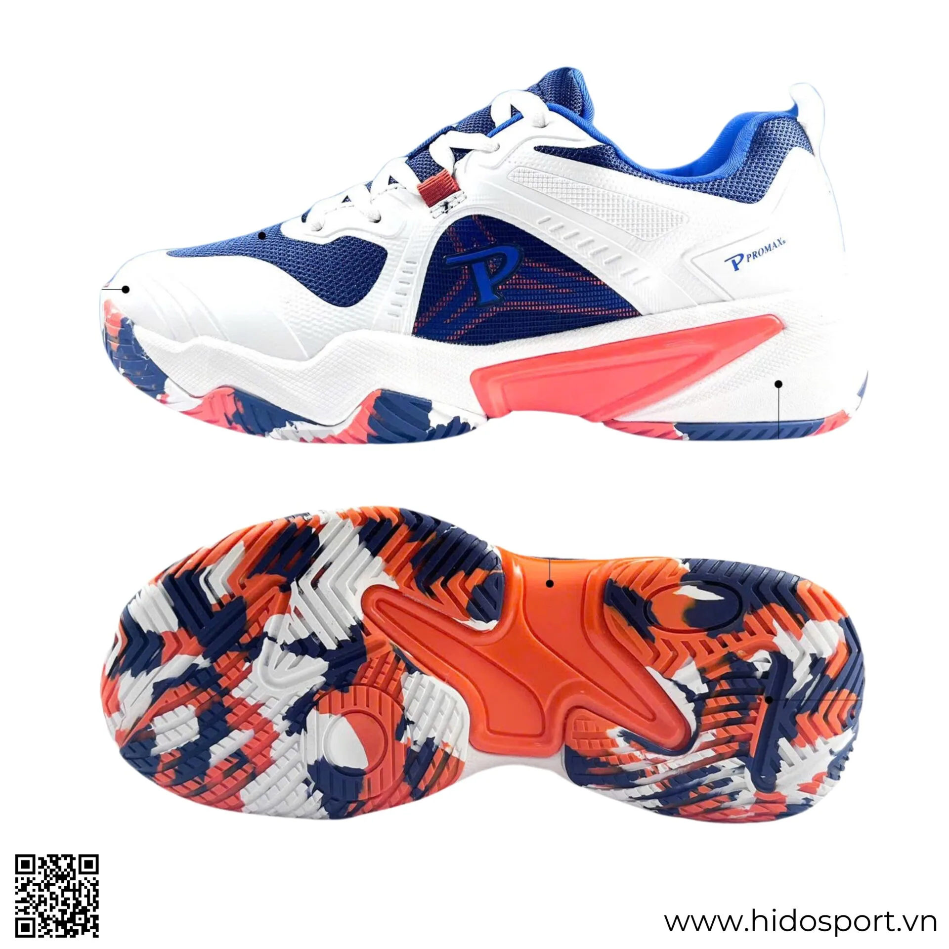 (TITLE)% Giay Pickleball Promax Pi88 Chinh Hang Trang 02