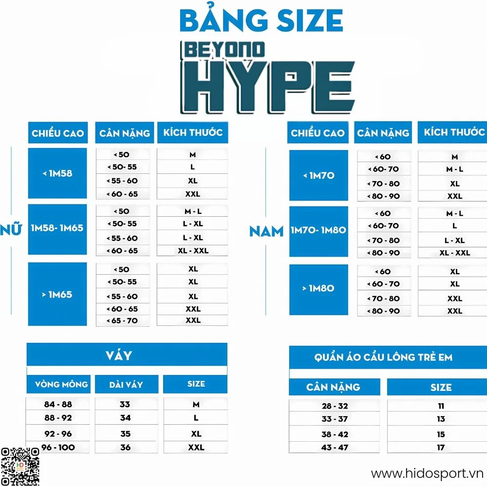 (TITLE)% Set Quần Áo Pickleball Nam Nữ Beyono Hype CB03 Chính Hãng Màu Xanh 2025 - Size