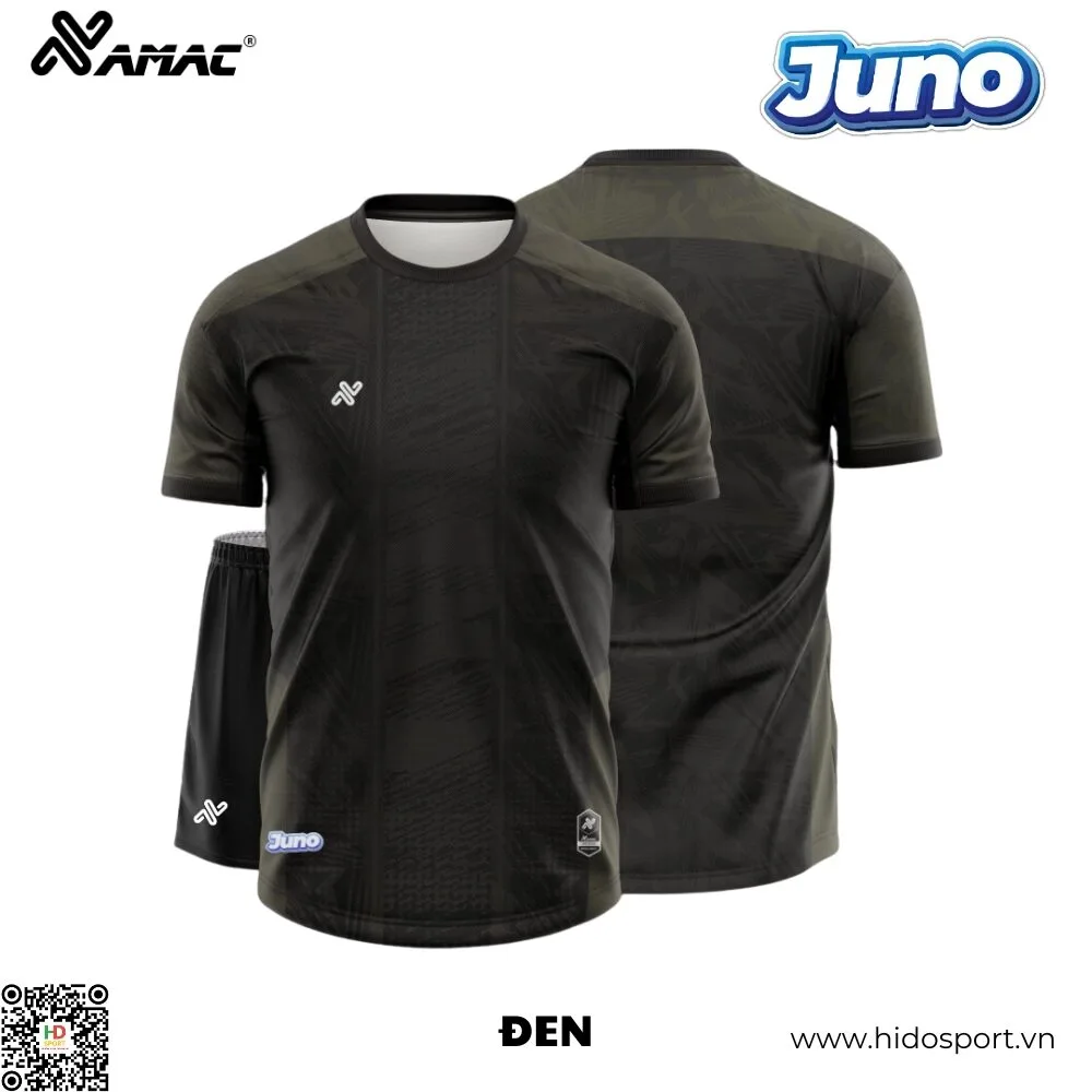 (TITLE)% Quần Áo Bóng Đá Thiết Kế Chính Hãng Amac JUNO 2025 - Đen