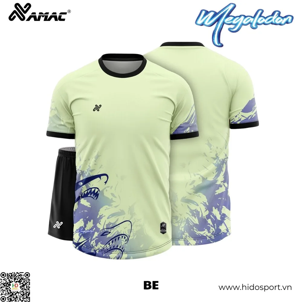 (TITLE)% Quần Áo Bóng Đá Thiết Kế Chính Hãng Amac MEGALODON 2025 - Be