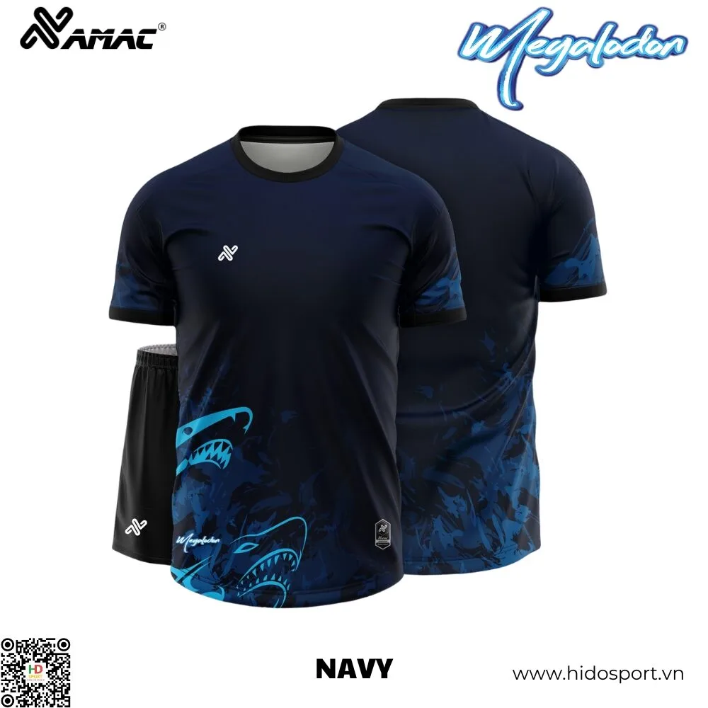 (TITLE)% Quần Áo Bóng Đá Thiết Kế Chính Hãng Amac MEGALODON 2025 - Navy