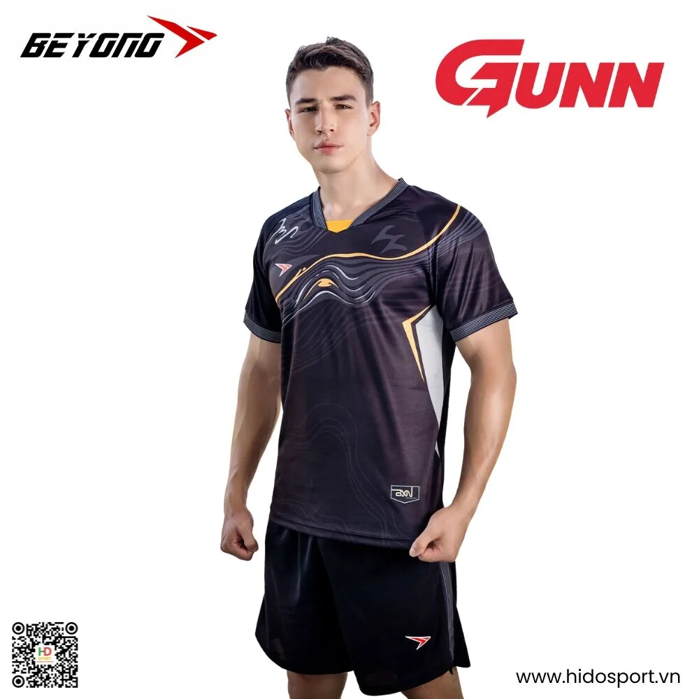 (TITLE)% Quần Áo Bóng Đá Thiết Kế Chính Hãng Beyono Gunn 2025 - Đen