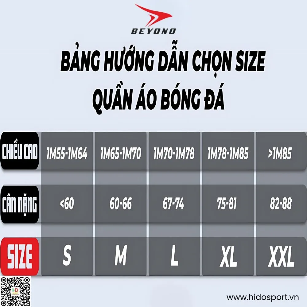 (TITLE)% Quần Áo Bóng Đá Thiết Kế Chính Hãng Beyono Gunn 2025 - Size