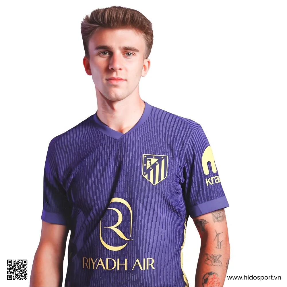 Quần Áo Bóng Đá Atletico Madrid Sân Khách 25/26 Màu Xanh Đậm - HIDO SPORT