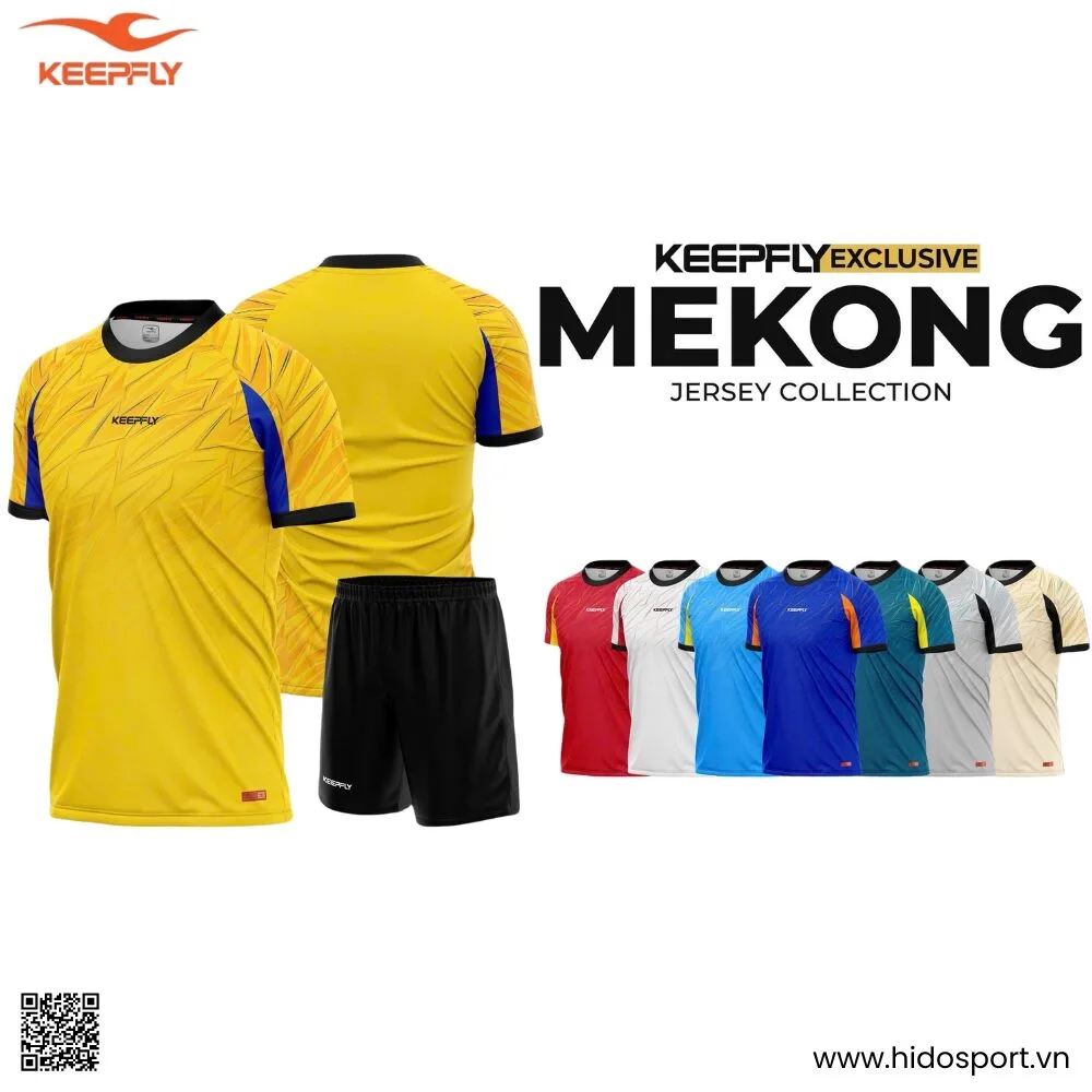 BST 8 MÀU - Quần Áo Bóng Đá Thiết Kế Chính Hãng KEEPFLY MEKONG 2025 - HIDO SPORT