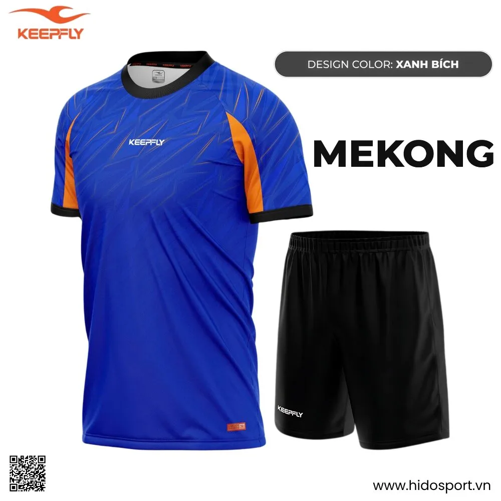 (TITLE)% BST 8 MÀU - Quần Áo Bóng Đá Thiết Kế Chính Hãng KEEPFLY MEKONG 2025 - Xanh Bích