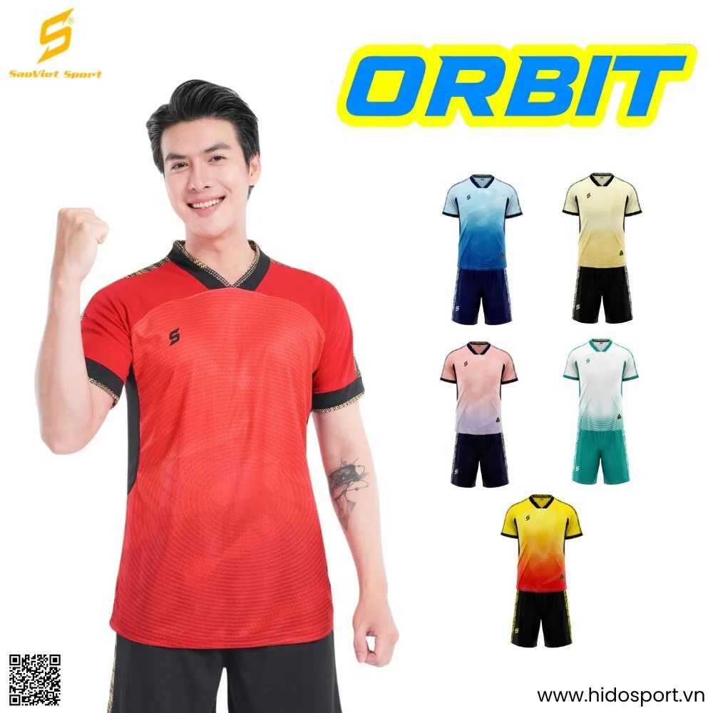 BST 6 MÀU - Quần Áo Bóng Đá Thiết Kế Chính Hãng SAO VIỆT ORBIT 2025 - HIDO SPORT