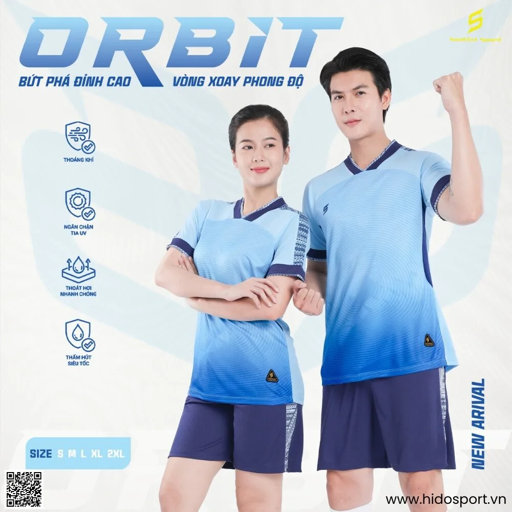 (TITLE)% BST 6 MÀU - Quần Áo Bóng Đá Thiết Kế Chính Hãng SAO VIỆT ORBIT 2025 - Xanh Bích