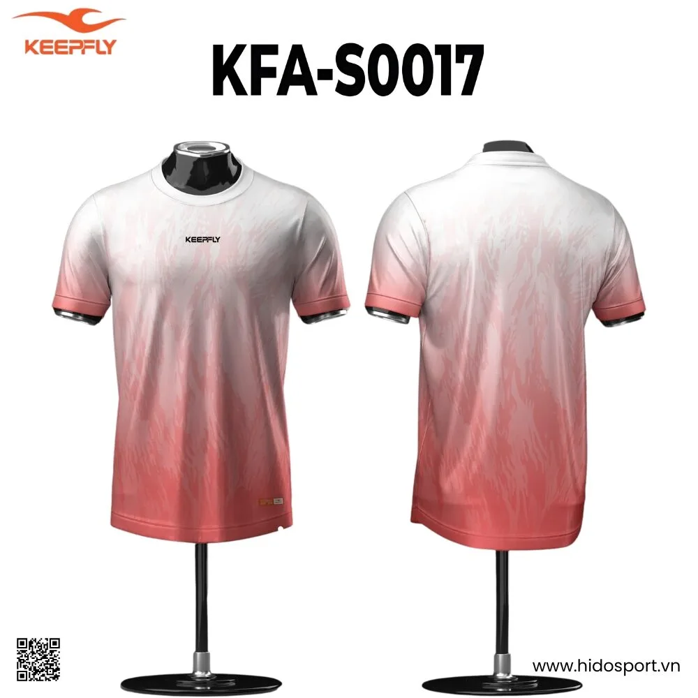 (TITLE)% Áo Pickleball Thiết Kế Chính Hãng KFA-S0017 KEEPFLY Action 2025 - Trắng
