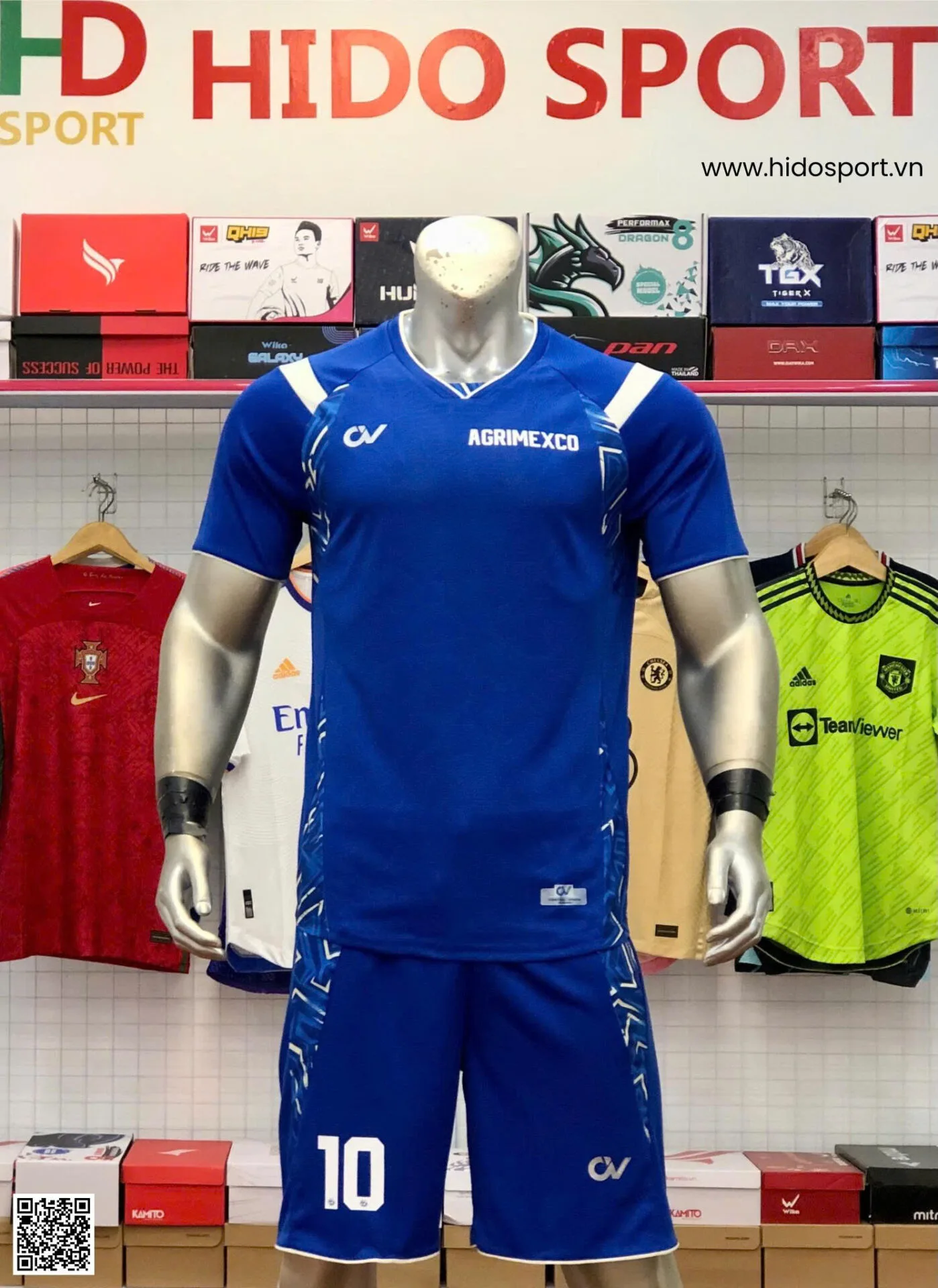 Đồng Phục Bóng Đá Công ty TNHH AGRIMEXCO Đặt In Theo Yêu Cầu - HIDO SPORT