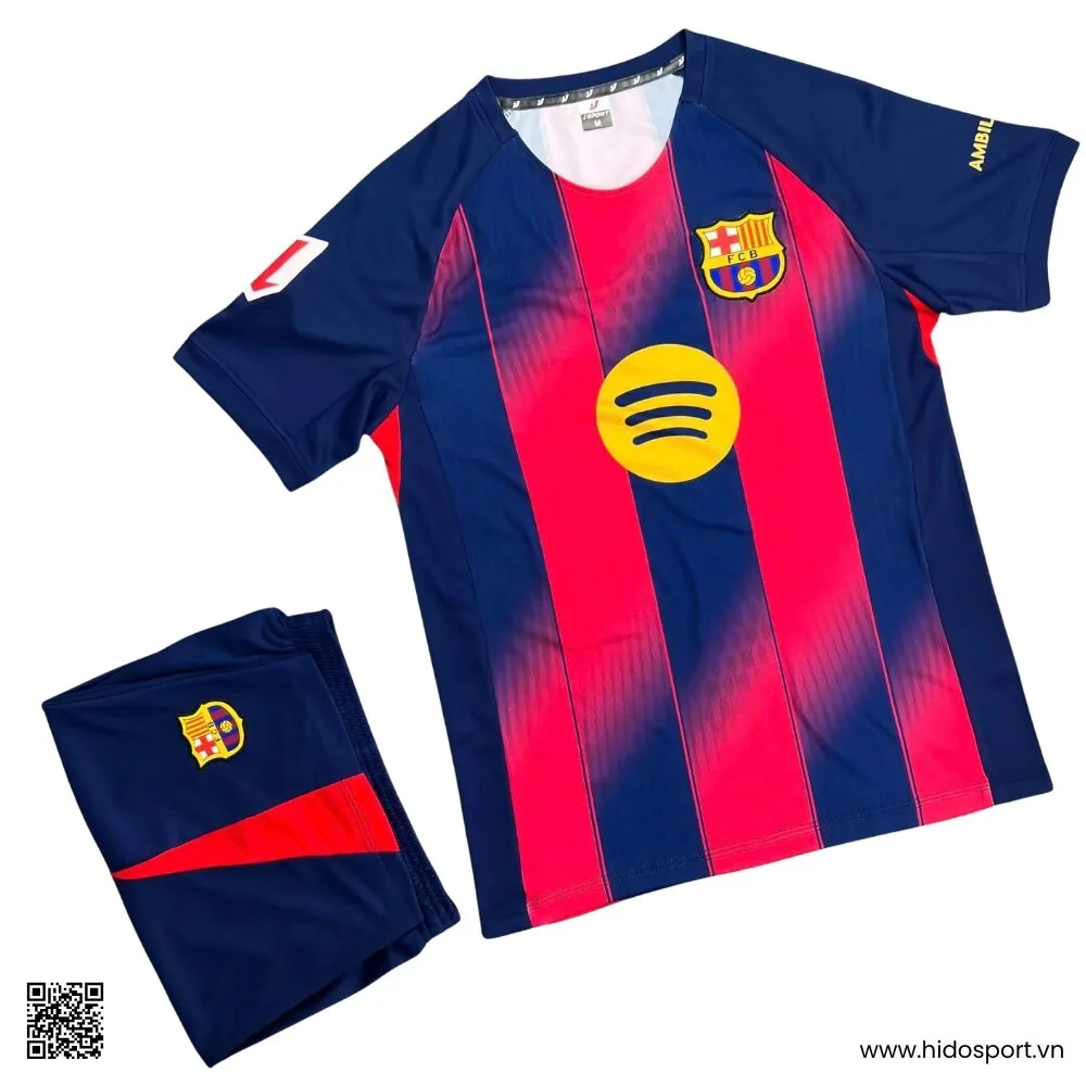(TITLE)% Quần Áo Barcelona Màu Xanh Đỏ Sân Nhà 2025-2026 - 1
