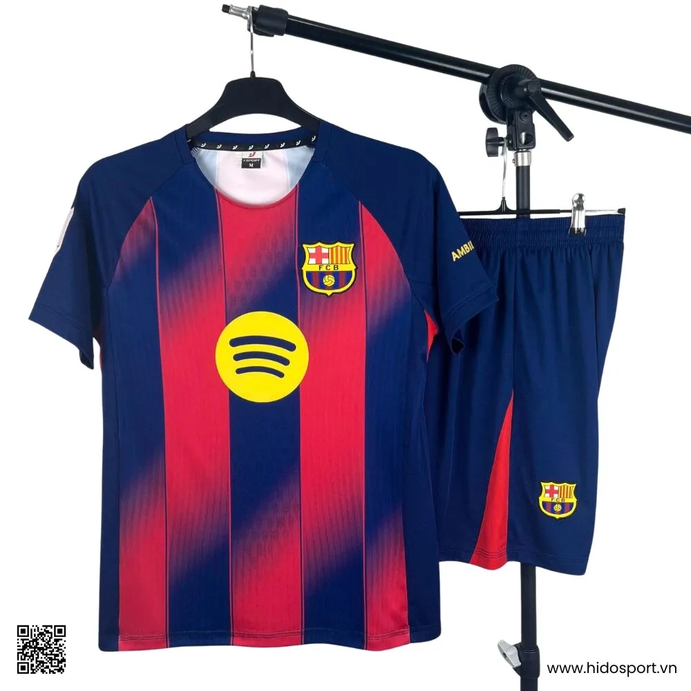 Quần Áo Barcelona Màu Xanh Đỏ Sân Nhà 2025-2026 - HIDO SPORT